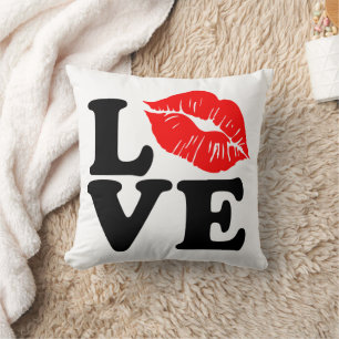 Cojín Decorativo Amor romántico beso