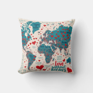 Cojín Decorativo Amor sin fronteras
