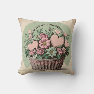 Cojín Decorativo Amor sustentable, encanto vintage