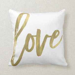 Cojín Decorativo Amor Tipografía De Letra Moderna De Tendencia Tipo