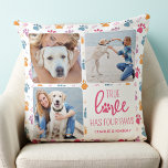 Cojín Decorativo Amor verdadero Mascota personalizado Perro amante<br><div class="desc">¡El Verdadero Amor Tiene Cuatro Palas! Celebra a tu mejor amigo con una almohada de collage de fotos de perro y un personalizado único. Sorprenda a su amante favorito del perro, ya sea un cumpleaños, el día de la madre, día de San Valentín o Navidades con esta almohada adorable de...</div>