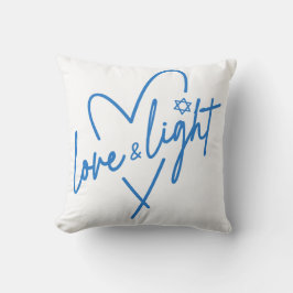 Cojín Decorativo Amor y luz Hanukkah