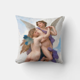 Cojín Decorativo Amor y Psique, Bouguereau
