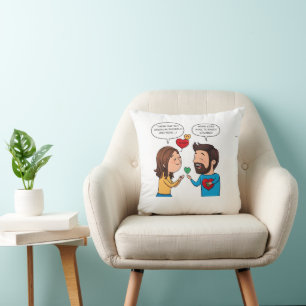 Cojín Decorativo Amor y romance - Especial del Día de San Valentín