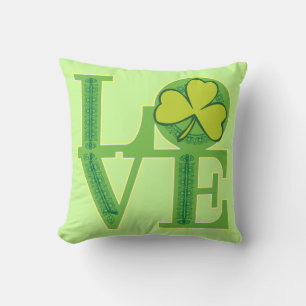 Cojín Decorativo Amor y Shamrock