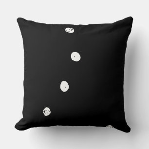 Cojín Decorativo Amora abstracto negro y blanco