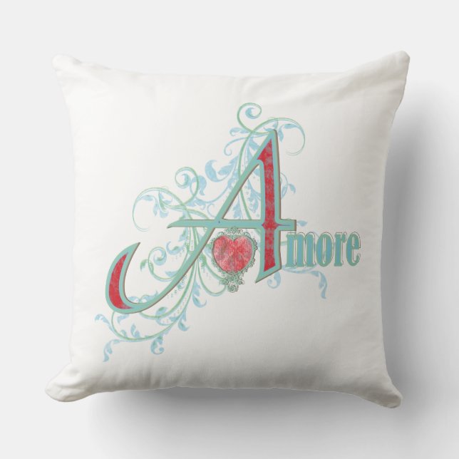 Cojín Decorativo AMORE / Amor - Pillow (Anverso)