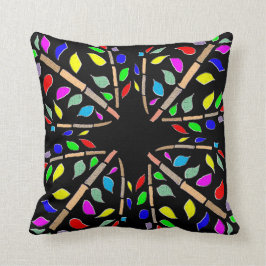 Cojín Decorativo Amortiguador aborigen del diseño