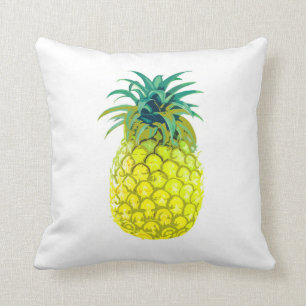 Cojín Decorativo Amortiguador amarillo de la piña