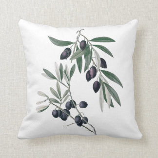 Cojín Decorativo Amortiguador botánico de las aceitunas