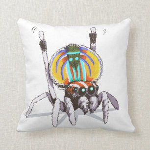 Cojín Decorativo Amortiguador colorido lindo del arte del dibujo de