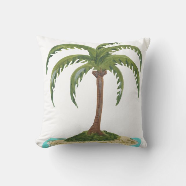 Cojín Decorativo Amortiguador de la palmera (Anverso)