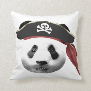 Cojín Decorativo Amortiguador de la panda del pirata