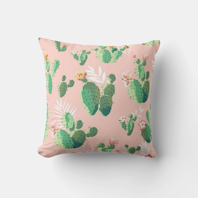 Cojín Decorativo Amortiguador del cactus (Anverso)
