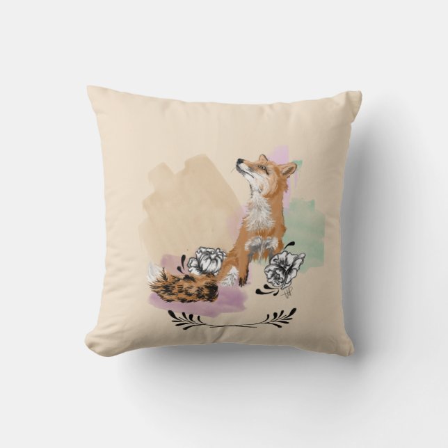 Cojín Decorativo Amortiguador del Fox (Anverso)