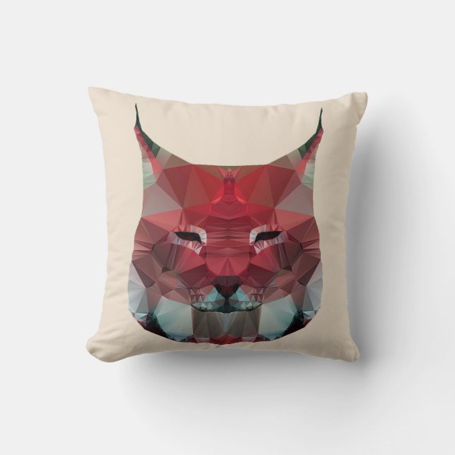 Cojín Decorativo Amortiguador del lince (Anverso)