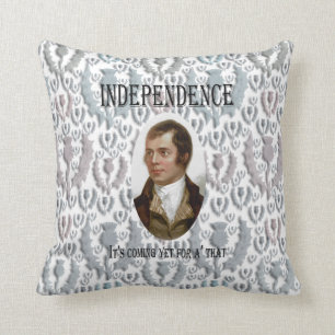 Cojín Decorativo Amortiguador escocés del cardo de Robert Burns