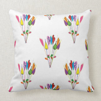 Cojín Decorativo Amortiguador feliz 41 cm x 41 cm del tiro