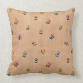 Cojín Decorativo Amortiguador francés del estampado de flores del