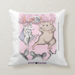 Cojín Decorativo Amortiguador - hámster Hammy (series del kiwi)