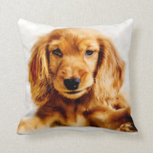 Cojín Decorativo Amortiguador lindo del perrito de cocker spaniel
