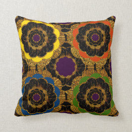 Cojín Decorativo Amortiguador retro maravilloso del hippy de la