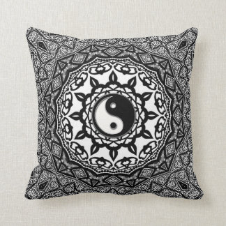 Cojín Decorativo Amortiguador tribal del arte de la fusión de Yin