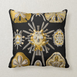 Cojín Decorativo Amortiguadores macros de los erizos de mar del ~
