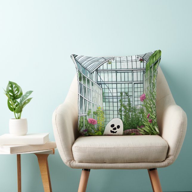 Cojín Decorativo Amortiguando en el Greenhouse (Silla)