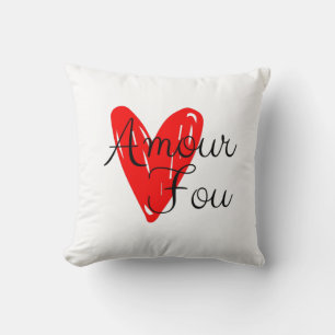 Cojín Decorativo Amour Fou Crazy Love Skinny Heart