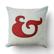 Ampersand Náutico Acuarela | Rojo Elegante Y Signo