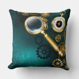 Cojín Decorativo Ampliador en estilo Steampunk