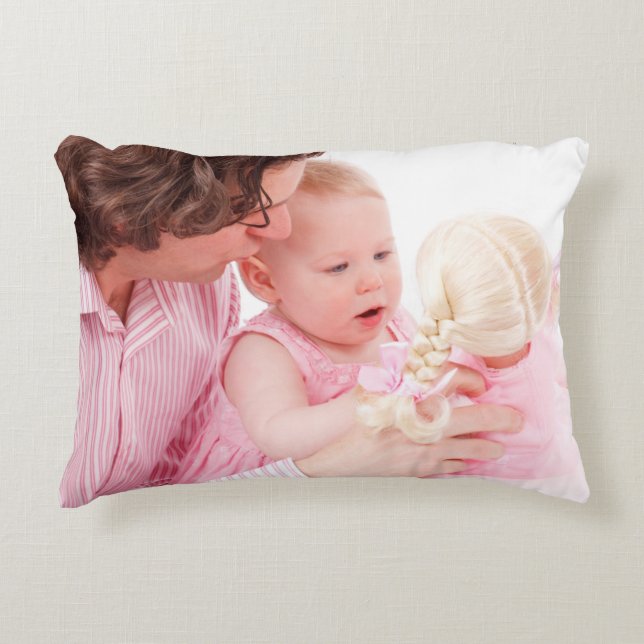 Cojín Decorativo Añade fácilmente tu foto (Anverso)