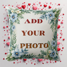 Cojín Decorativo Añade tu foto Personalizado Moderno Elegante Minim