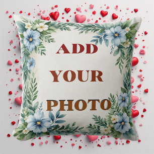 Cojín Decorativo Añade tu foto Personalizado Moderno Elegante Minim