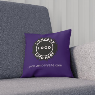 Cojín Decorativo Añadir el logotipo de su empresa Sitio web comerci