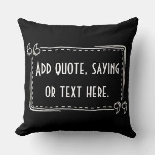 Cojín Decorativo Añadir Oferta, Diga O Texto .Pillow Personalizado