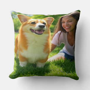 Cojín Decorativo Añadir Personalizar Mascota de foto personalizada