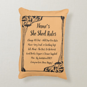 Cojín Decorativo Añadir un nombre cambiar texto que le da forma a l