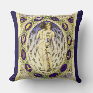 Cojín Decorativo Anatómico Zodiac Man