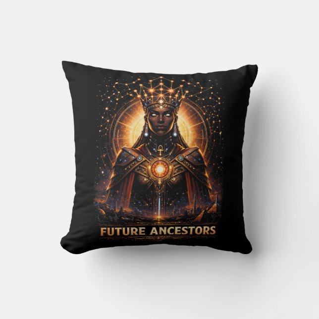 Cojín Decorativo Ancestros Futuros (Anverso)