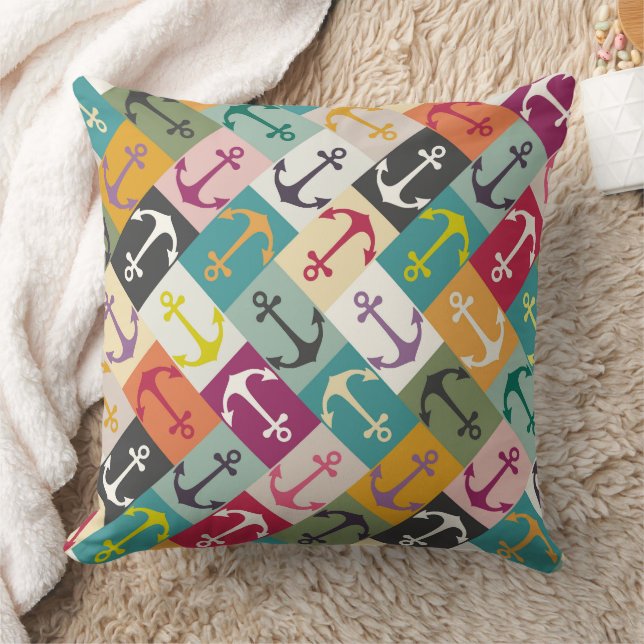 Cojín Decorativo anchor herringbone mana (Manta)