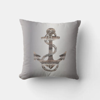 Cojín Decorativo ancla náutica + CUERDA | Almohadón