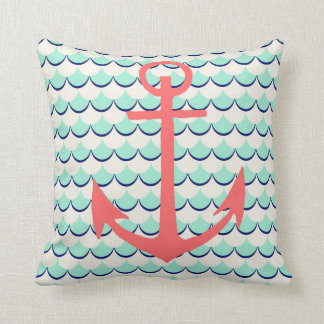 Cojín Decorativo Ancla y ondas