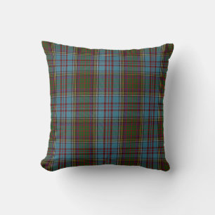 Cojín Decorativo Anderson Clan Tartan Plaid Pattern Scottish