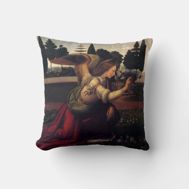 Cojín Decorativo Ángel Blesslow - Leonardo Da Vinci (Anverso)