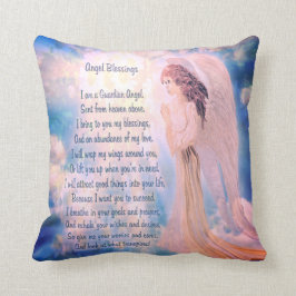 Cojín Decorativo Angel Blesss Guardian Angel Poem