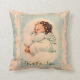 Cojín Decorativo Ángel de guarda religioso del bebé el dormir del