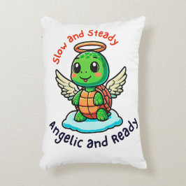 Cojín Decorativo Ángel de tortuga con ala Personalizado