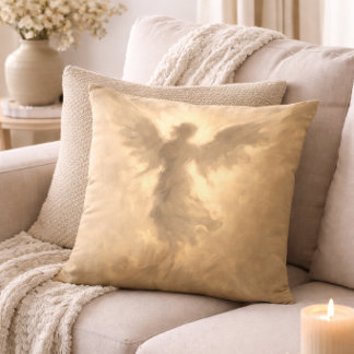 Cojín Decorativo Ángel Espiritual Etéreo